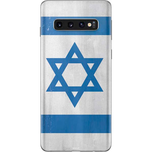 Israel Flag Distressed Galaxy S10 Skin